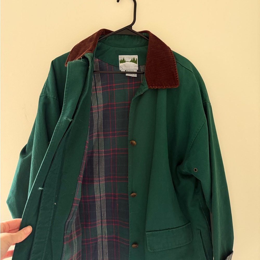 Green Barn Jacket Utility Jacket With Corduroy Co… - image 6